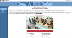 Desktop Screenshot of brendasnailsalon.com